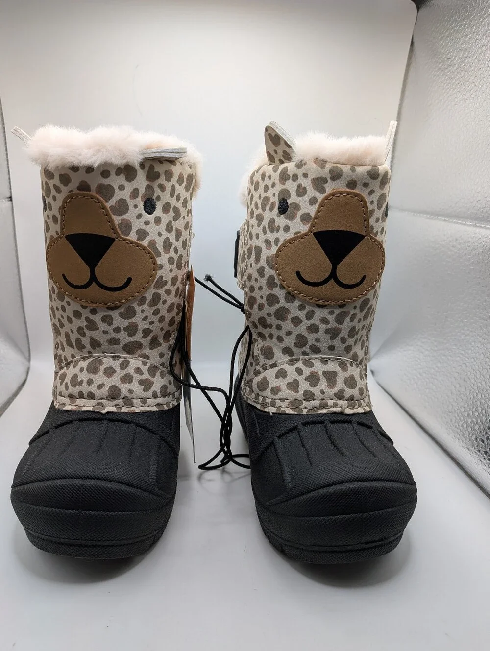 Toddler Girls' Frankie Winter Boots - Cat & Jack Tan Size 6 NWT